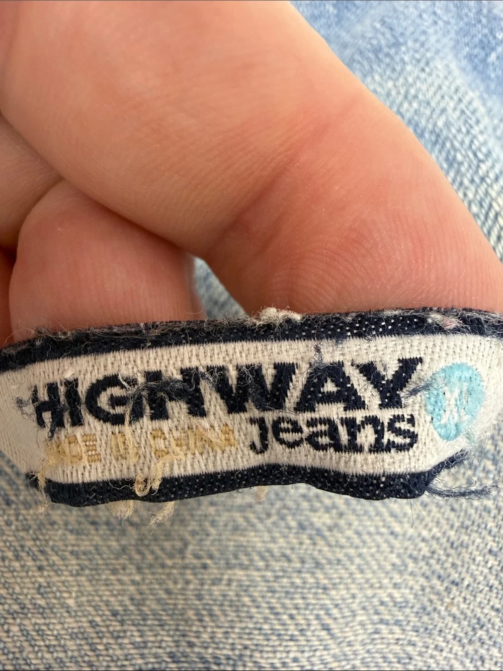 Highway Jeans Light Wash Cropped Frayed Denim Vest Y2K Western Festival size XL